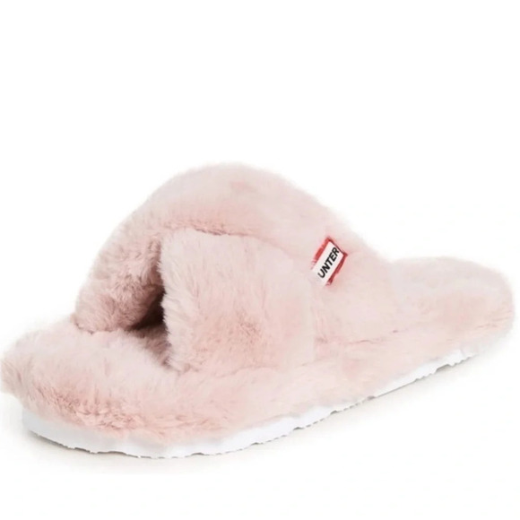 New Hunter Faux Fur Flatform Slide Crossover Straps Vegan
Sandals Pink Size 6 - Picture 12 of 16